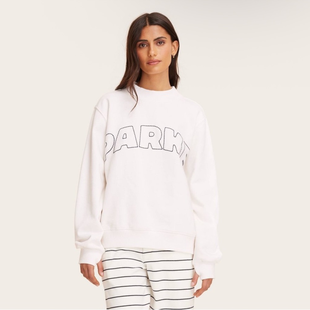 Parke x Target Mockneck Pullover terry Sweatshirt S/M or XS/XXS